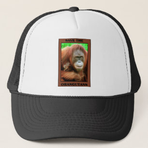Die Orangutanen gerettet Truckerkappe