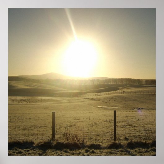 Die Orb des Lebens Atemberaubende Sonnenaufgang La Poster (Vorne)