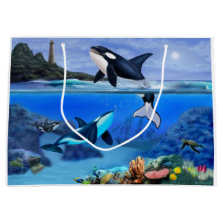 Die Orca-Familie Große Geschenktüte