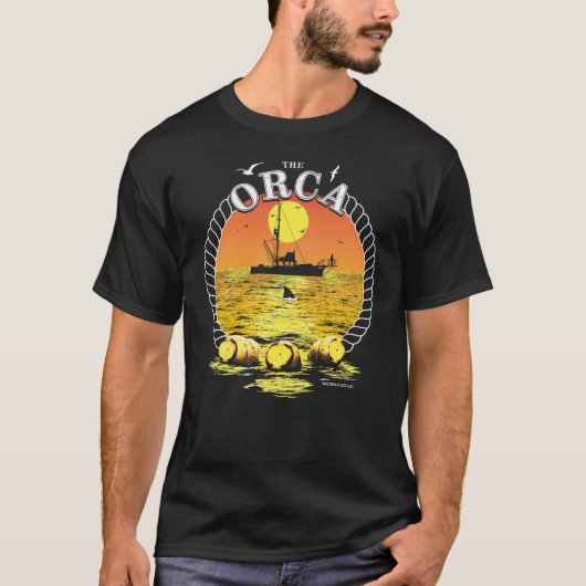 Die Orcahree Yellow Barrels Freunde T-Shirt (Vorderseite)