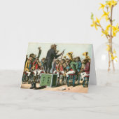 Die Orchesterkarte des Affen Karte (Gelbe Blume)