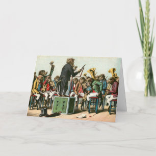 Die Orchesterkarte des Affen Karte