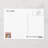Die orchid Belle Postkarte (Rückseite)