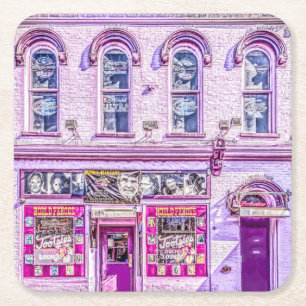 Die Orchideen-Aufenthaltsraum-Untersetzer des Rechteckiger Pappuntersetzer