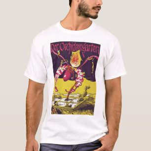 Die Orchideen-Garten WIEDER HERGESTELLTE T-Shirt