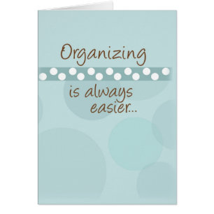 Die Organisation ist immer einfacher