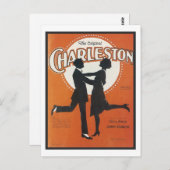 Die Original Charleston Vintage Songbook Cover Postkarte (Vorne/Hinten)