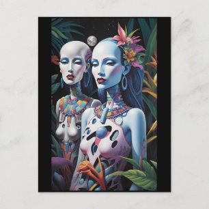 Die Original Ludwig Moon Women Postkarte