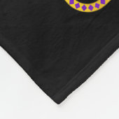 Die Original Mardi Gras Mobile Alabyma 1703 Fleecedecke (Ecke)