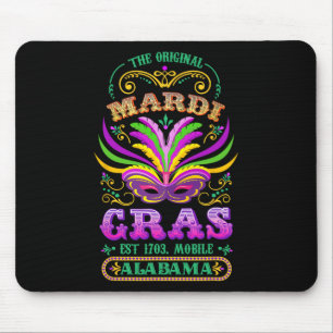 Die Original Mardi Gras Mobile Alabyma 1703 Mousepad