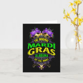 Die Original Mobile Alabyma Mardi Gras Karte (Gelbe Blume)