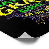 Die Original Mobile Alabyma Mardi Gras Poster (Ecke)