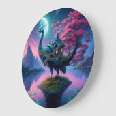 Die Original-Mobile-Zuhause Große Wanduhr (Winkel)