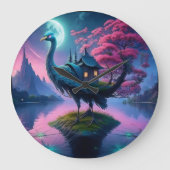 Die Original-Mobile-Zuhause Große Wanduhr (Vorderseite)