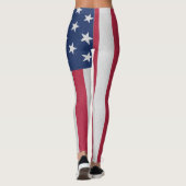 Die Original-Sammlung der amerikanischen Flagge Leggings (Rückseite)