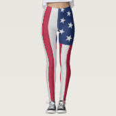 Die Original-Sammlung der amerikanischen Flagge Leggings (Vorderseite)