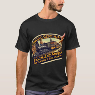Die Original-Schiene: B&O Museum, Baltimore MD T-Shirt