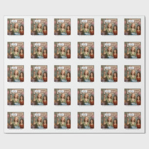 Die originale Duschszene aus Psycho. Geschenkpapier