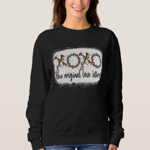 Die originale Liebe Buchstaben Christlich Costu ge Sweatshirt