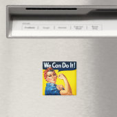 Die originale Rosie The Riveter Magnet (In Situ (Geschirrspüler))