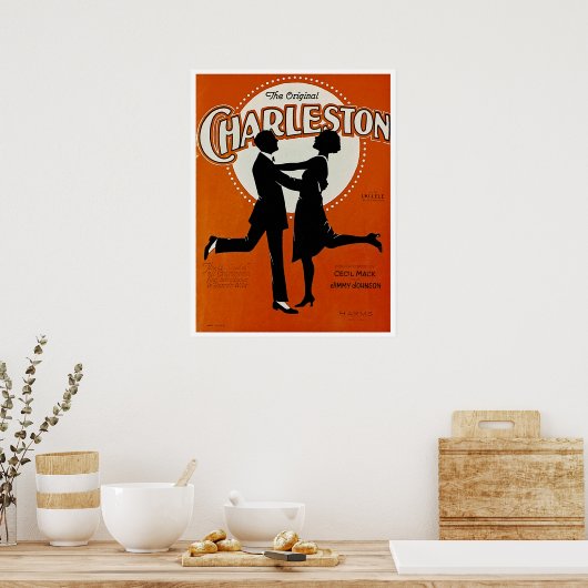 Die originelle Charleston Poster (Küche)