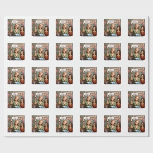 Die originelle Duschszene aus Psycho. Geschenkpapier (Flach)
