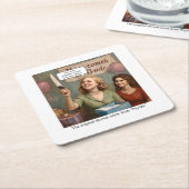 Die originelle Duschszene aus Psycho. Rechteckiger Pappuntersetzer (angewinkelt)