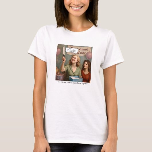 Die originelle Duschszene aus Psycho. T-Shirt (Vorderseite)