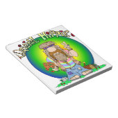 Die originelle Hippie Notizblock (angewinkelt)