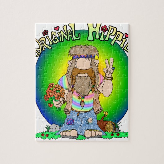 Die originelle Hippie Puzzle (Vertikal)