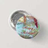 Die Ornamente der Feiertage im Licht Button (Vorne & Hinten)