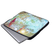 Die Ornamente der Feiertage im Licht Laptopschutzhülle (Vorne Knopf)