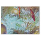 Die Ornamente der Feiertage im Licht Schneidebrett (Vorderseite)