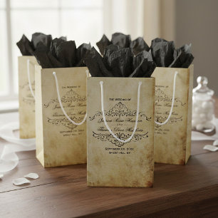 Die Ornate Flourish Vintage Hochzeitskollektion Kleine Geschenktüte