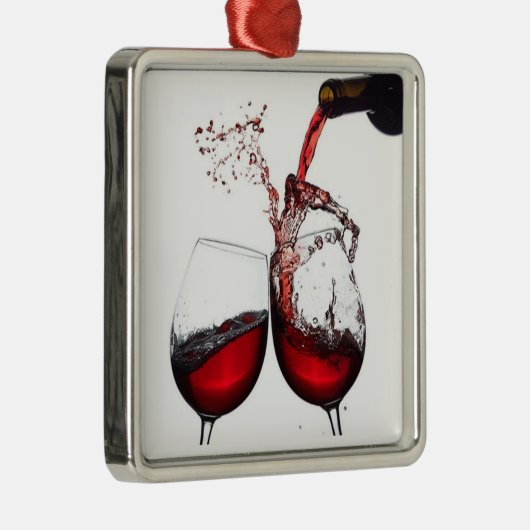 DIE ORNATION "WEINLOVER" ORNAMENT AUS METALL (Rechts)