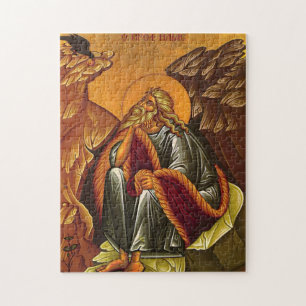 Die orthodoxe christliche Ikone des heiligen Proph Puzzle