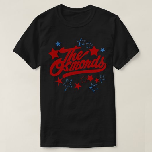Die Osmonds Retro der 1970er Jahre verblasste Stil T-Shirt (Design vorne)