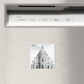 Die Ost-Aussicht auf die St. Paul's Cathedral Magnet (In Situ (Geschirrspüler))