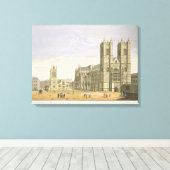 Die Ostaussicht der Abtei von St. Peter und der Leinwanddruck (Insitu (Holzboden))