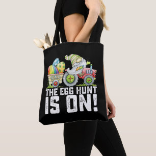 Die Ostereiersuche ist auf Gnom lustiges Ostern Tasche
