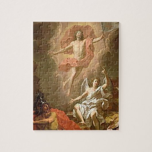 Die Osterfeier rätselt die Auferstehung Jesu Puzzle (Vertikal)