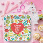 Die Osterplatte der Johnson-Familie 2025 Pappteller (Party)