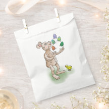 Die Ostersonnenjongliere mit den Ostereiern