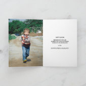 Die Ostersonnenjongliere mit den Ostereiern Karte (Innenseite)