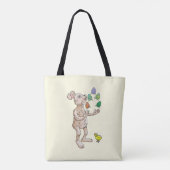 Die Ostersonnenjongliere mit den Ostereiern Tasche (Rückseite)