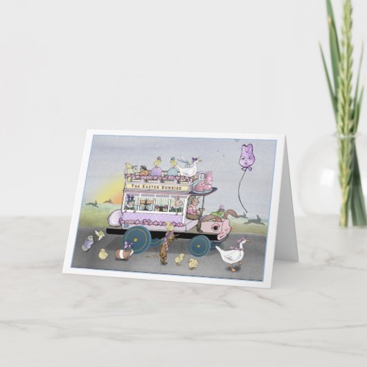 Die Ostersonnenomnibuskarte Karte (Vorderseite)