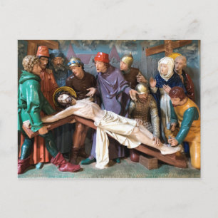 Die Osterszene der Crucifiction. Postkarte