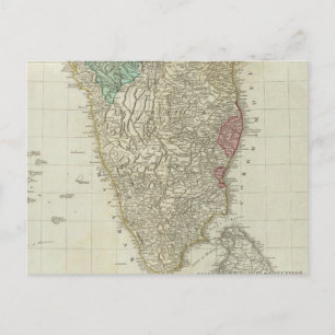 Die Ostindien mit dem südlichen Straßenteil Postkarte