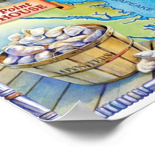 Die Ostküste Poster (Ecke)