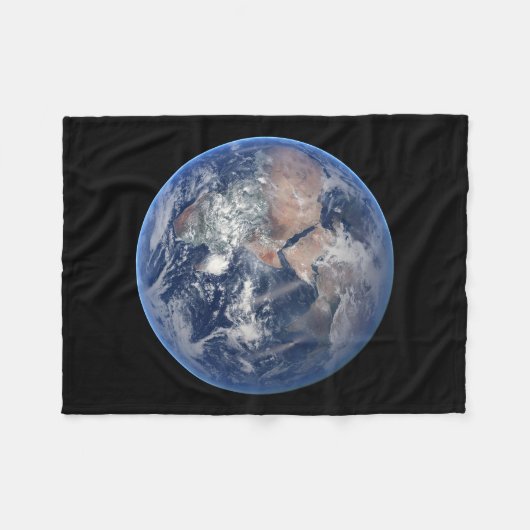 Die östliche Hemisphäre auf der Erde. Fleecedecke (Vorderseite (Horizontal))